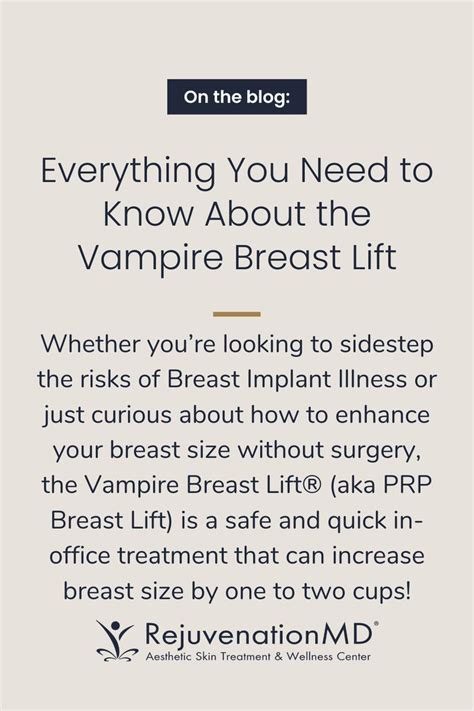 vampire breast expansion|Vampire Breast Lifts: How They Work and My Experience